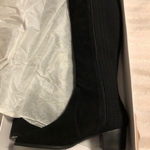 Nic + Zoe Women's Black Suede Boots - Size 10